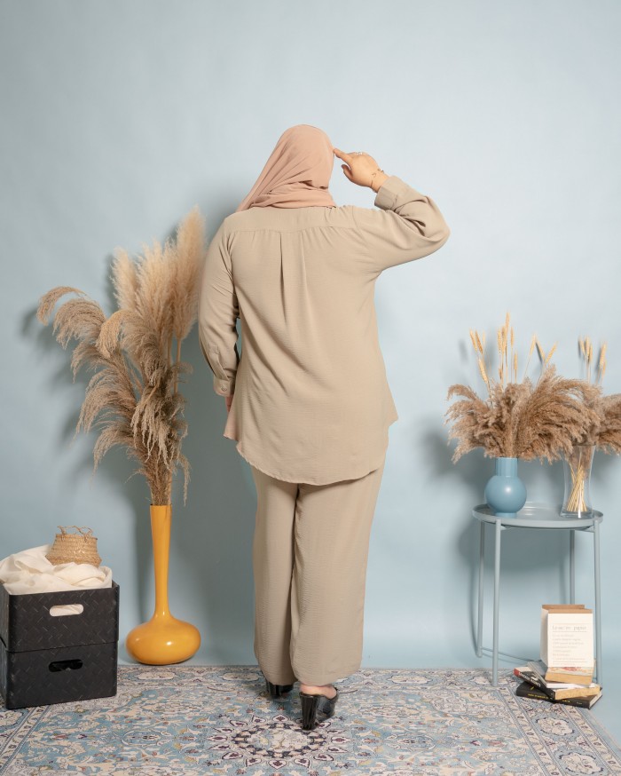 Karla Suit (Light Taupe)