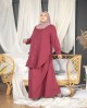 Dania Skirt Suit (Maroon)