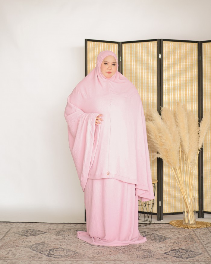 Telekung Nur Afeeyah (Pink)