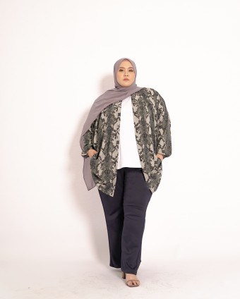 Tinie Cardi Tunic (Grey)