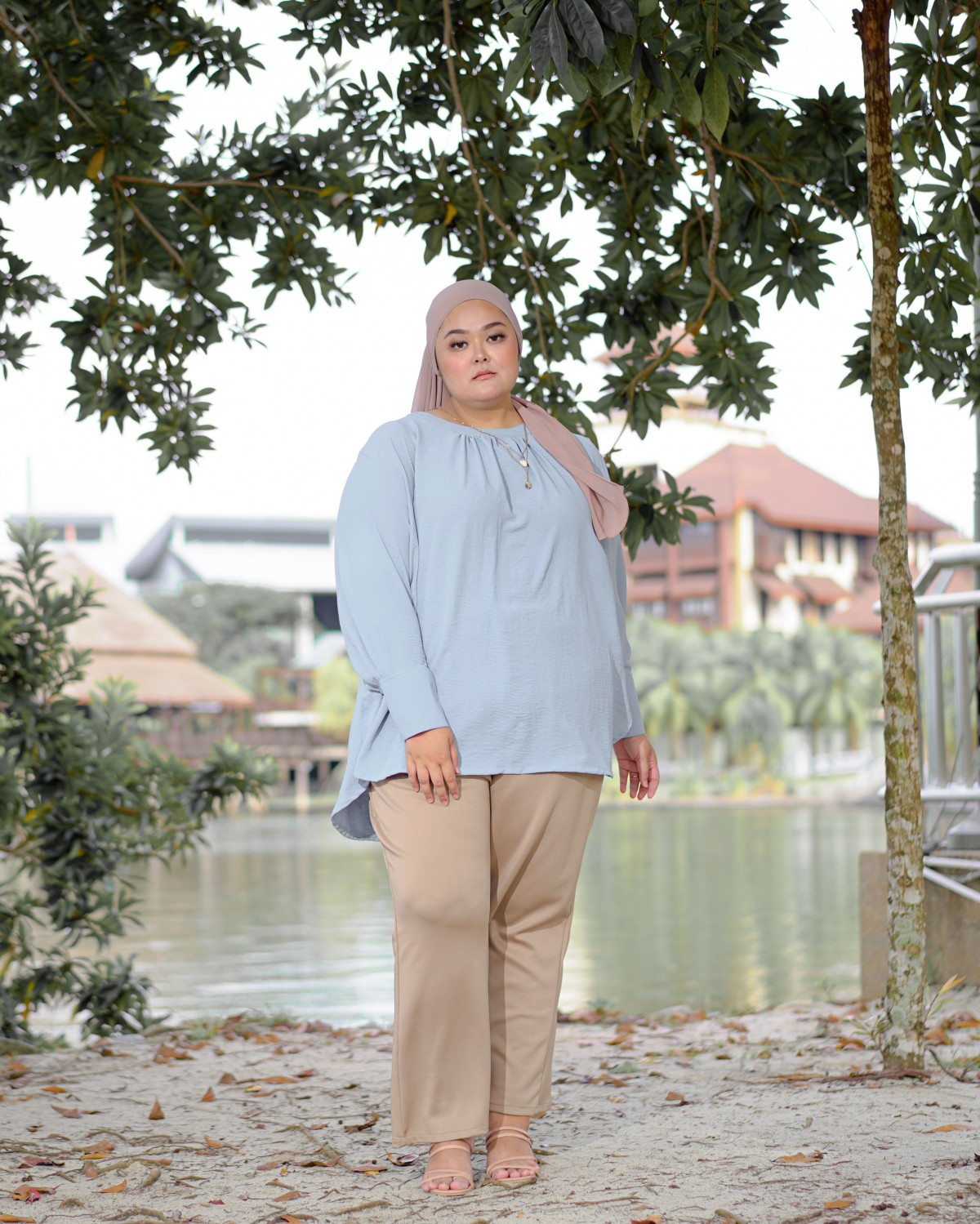 Feena Top (Powder Blue)