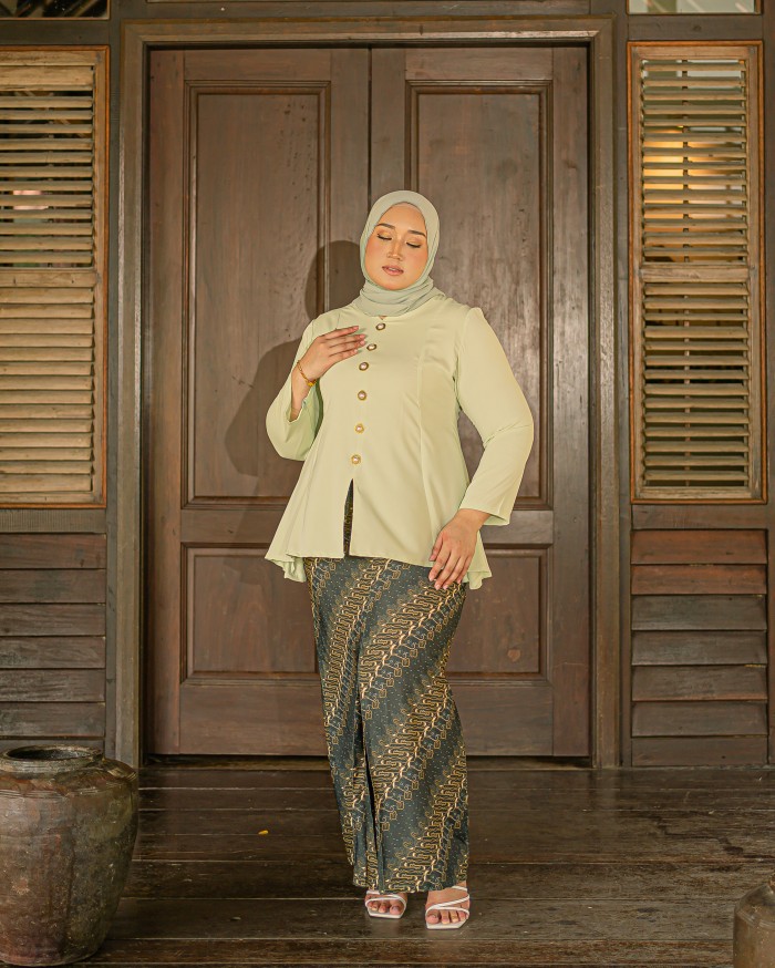 Dian Sumatrajoyo Batek Kurung (Mint Green)