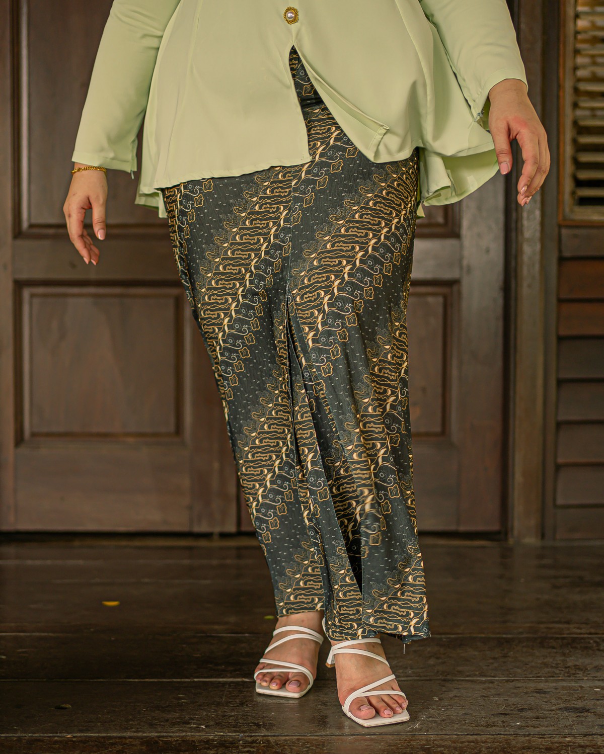 Dian Sumatrajoyo Batek Kurung (Mint Green)