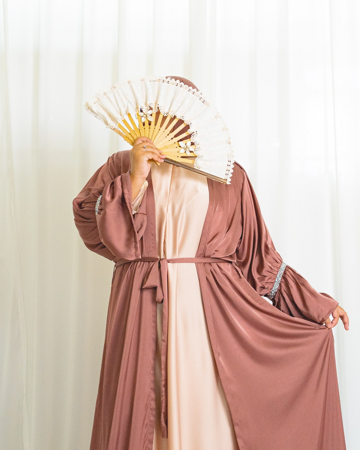 Aminna Abaya (Chestnut)