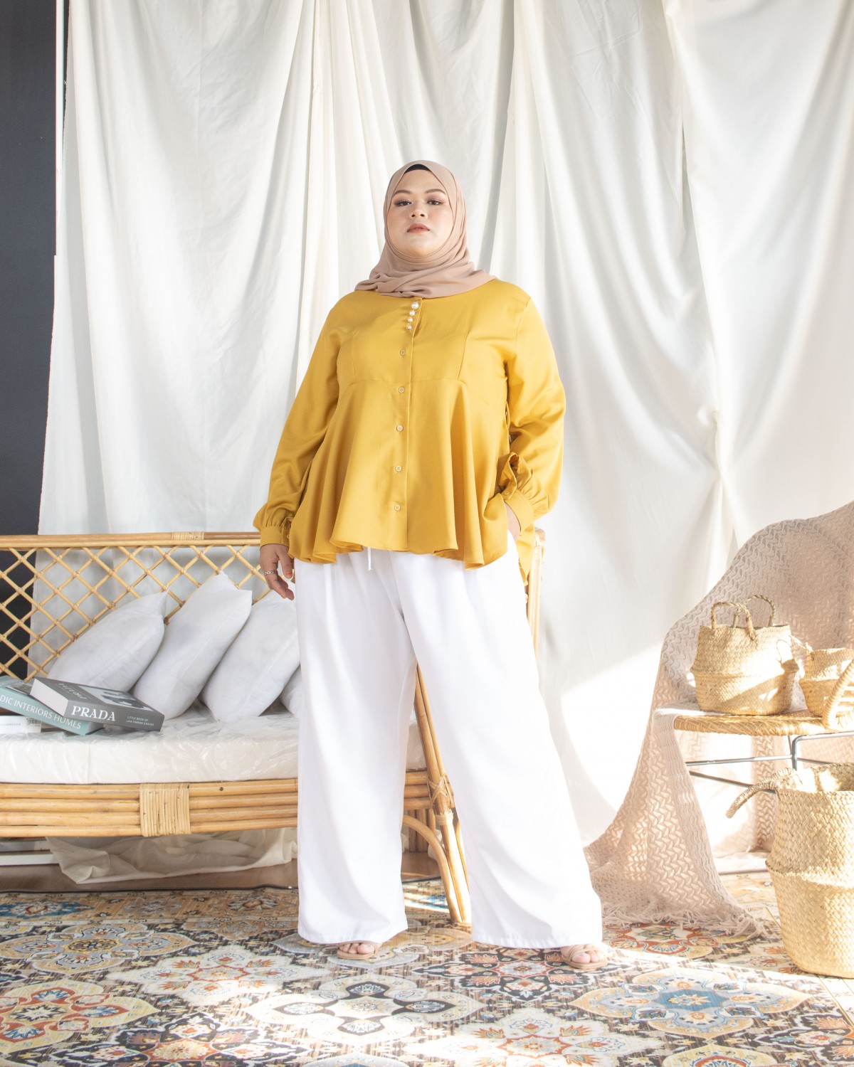 Da-Ra Cotton Palazzo (White)