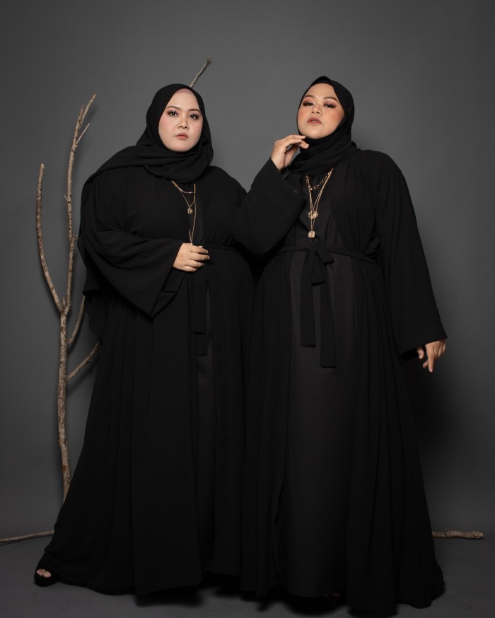 Ammara Abaya Dress (Black)