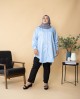 Nelly Long Shirt (Baby Blue)