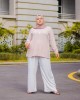 Fiona Basic Top (Ivory Pink)