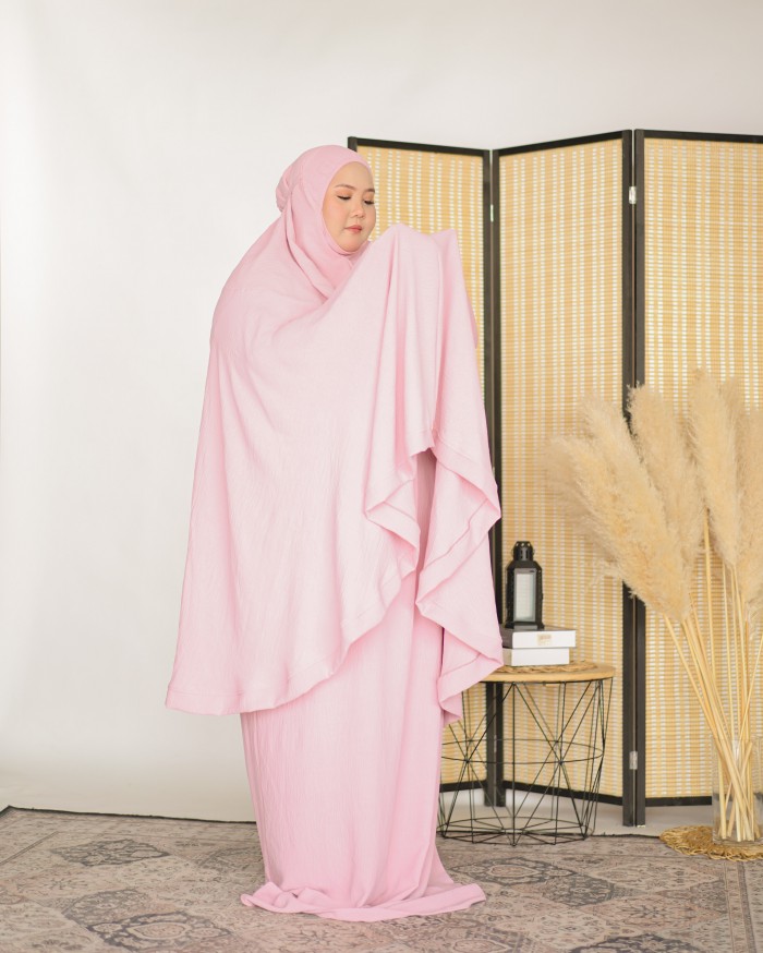 Telekung Nur Afeeyah (Pink)